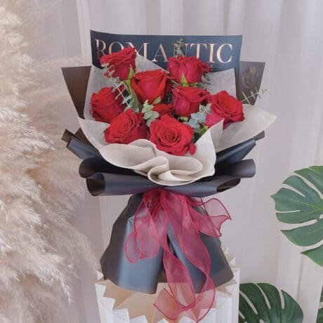 seven florist adore you red