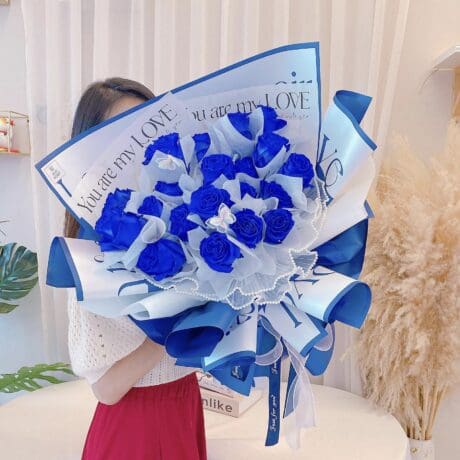 seven florist blue rose 01