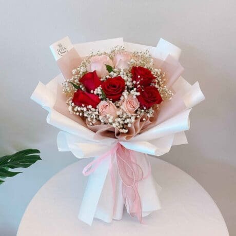 seven florist eternal love rose bouquet