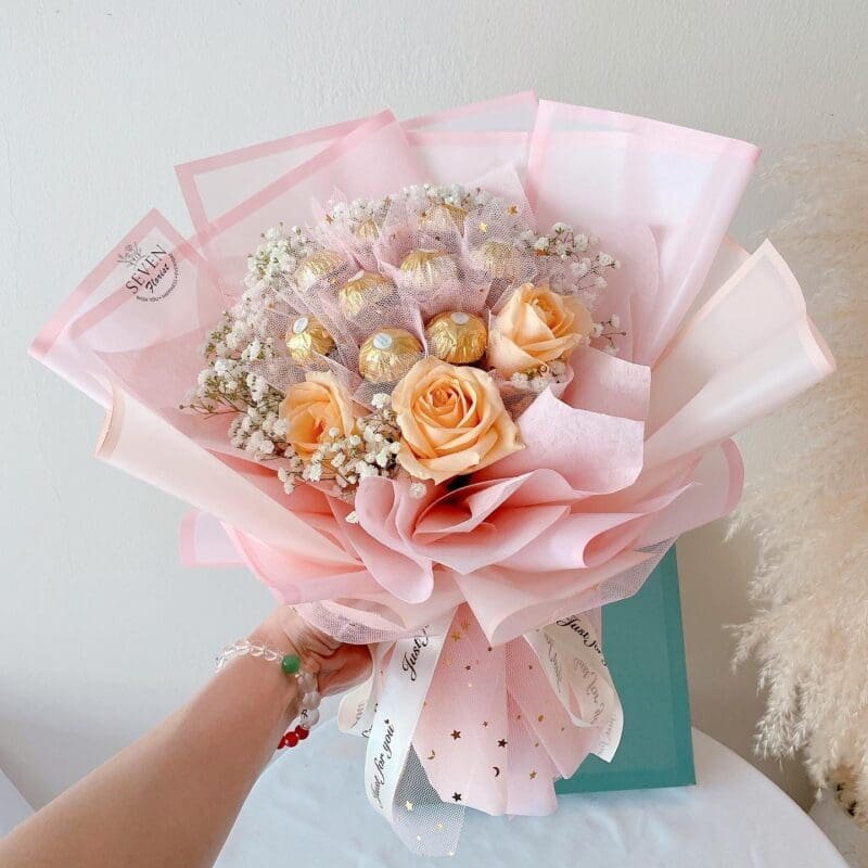 seven florist flower chocolate rocher 01