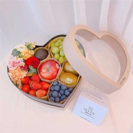 seven florist fruits flower box brown love 01a