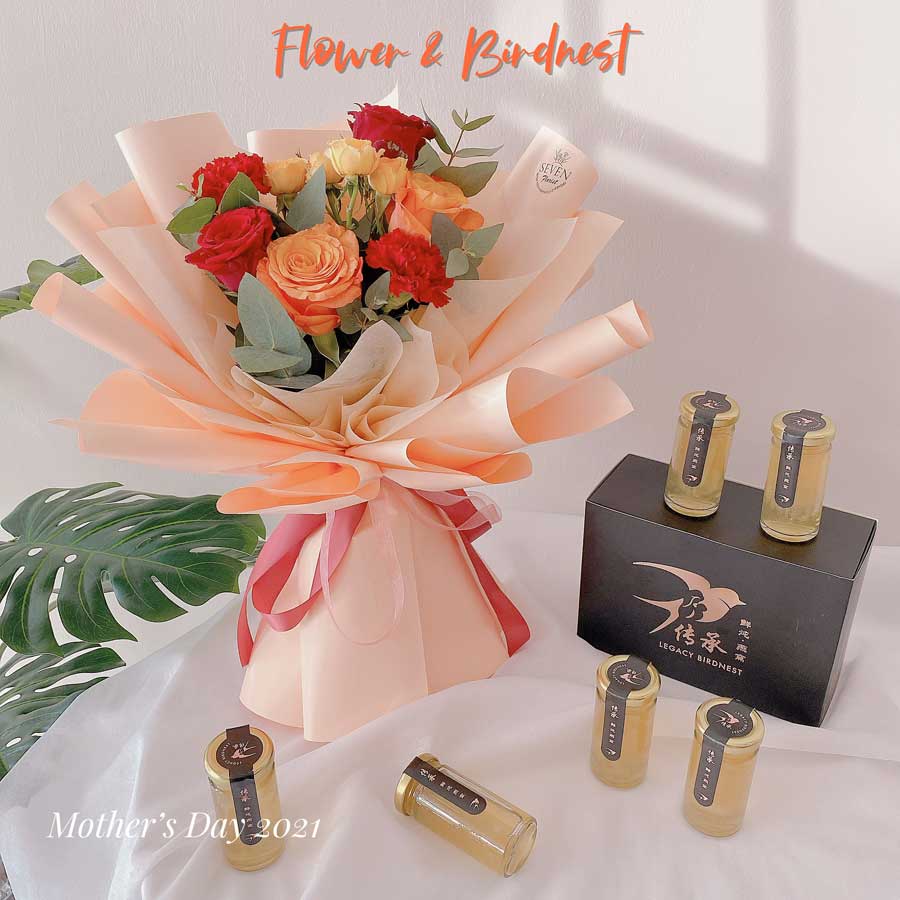 seven florist mothers day gift set birdnest1