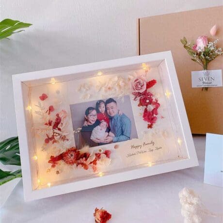 seven florist preserved flower photo frame landscape 01a