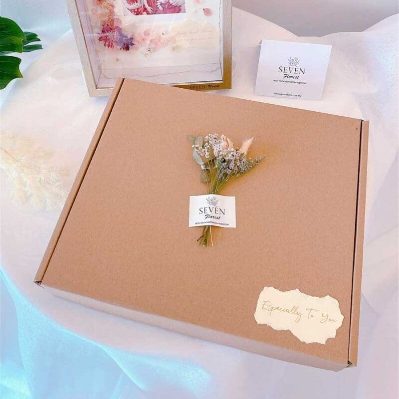 seven florist preserved flower photo frame portrait 03a