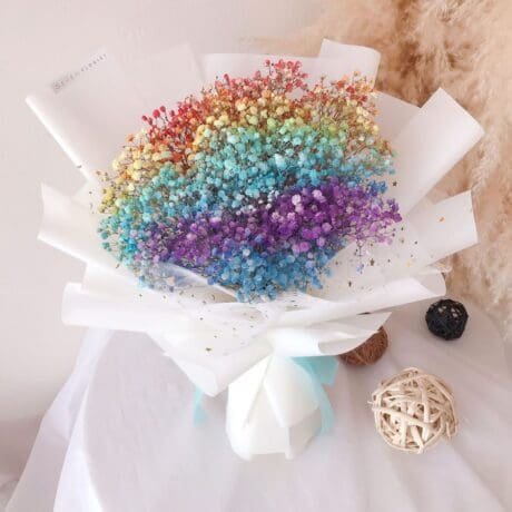 seven florist rainbow baby breath 02a
