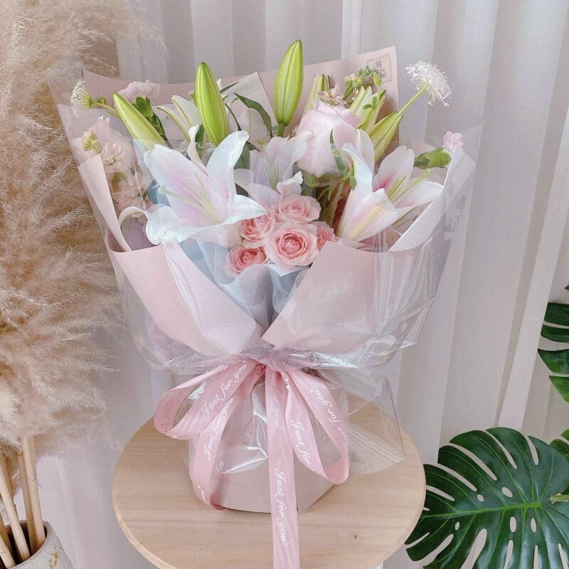 seven florist riverlyn pink lily 02