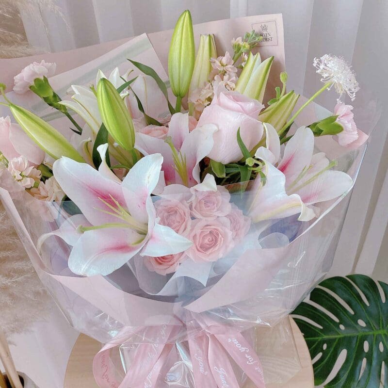 seven florist riverlyn pink lily 03