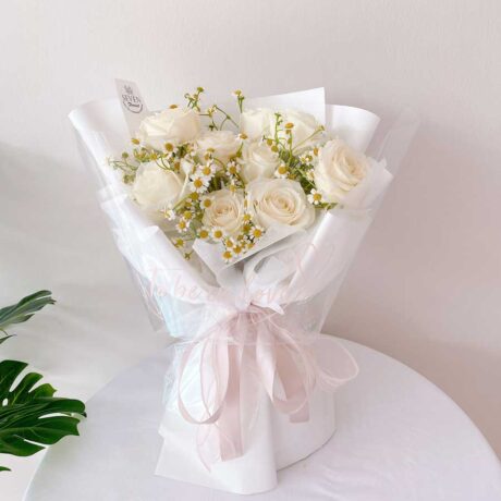 seven florist white rose chamomile 02a