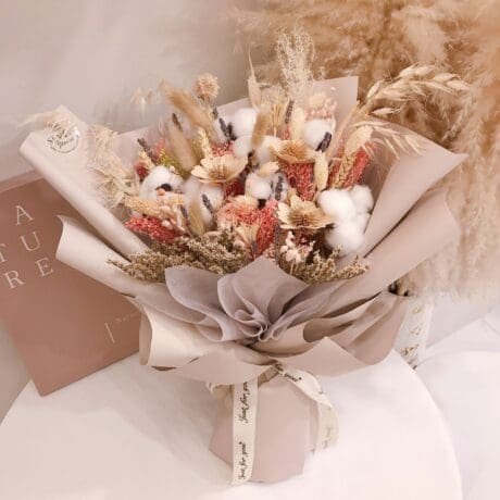 seven florist dried preserved flower 1801a