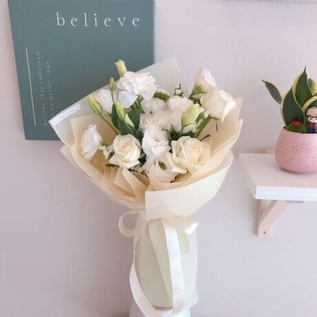 seven florist eustoma bouquet 01a