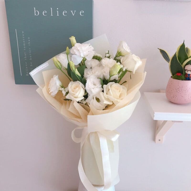seven florist eustoma bouquet 01a