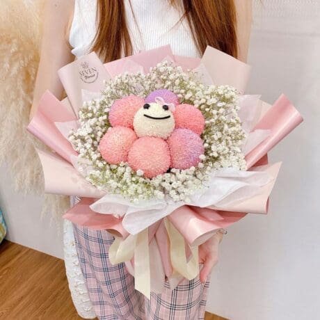 seven florist ping pong smile bouquet 01a