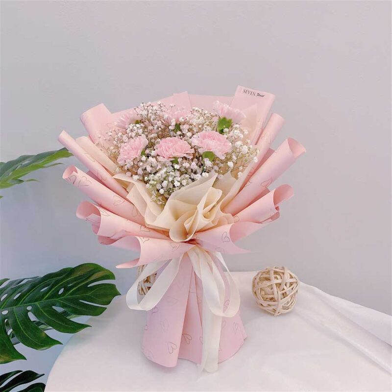 seven florist lovely carnation pink small 02a