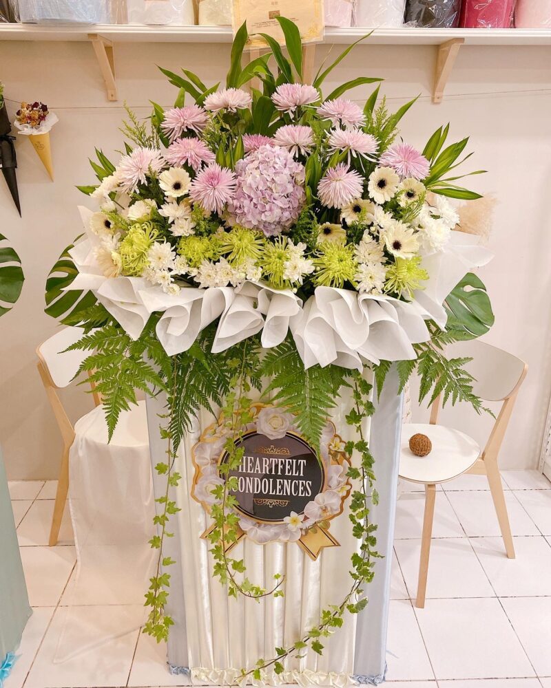 seven florist condolence flowers 503