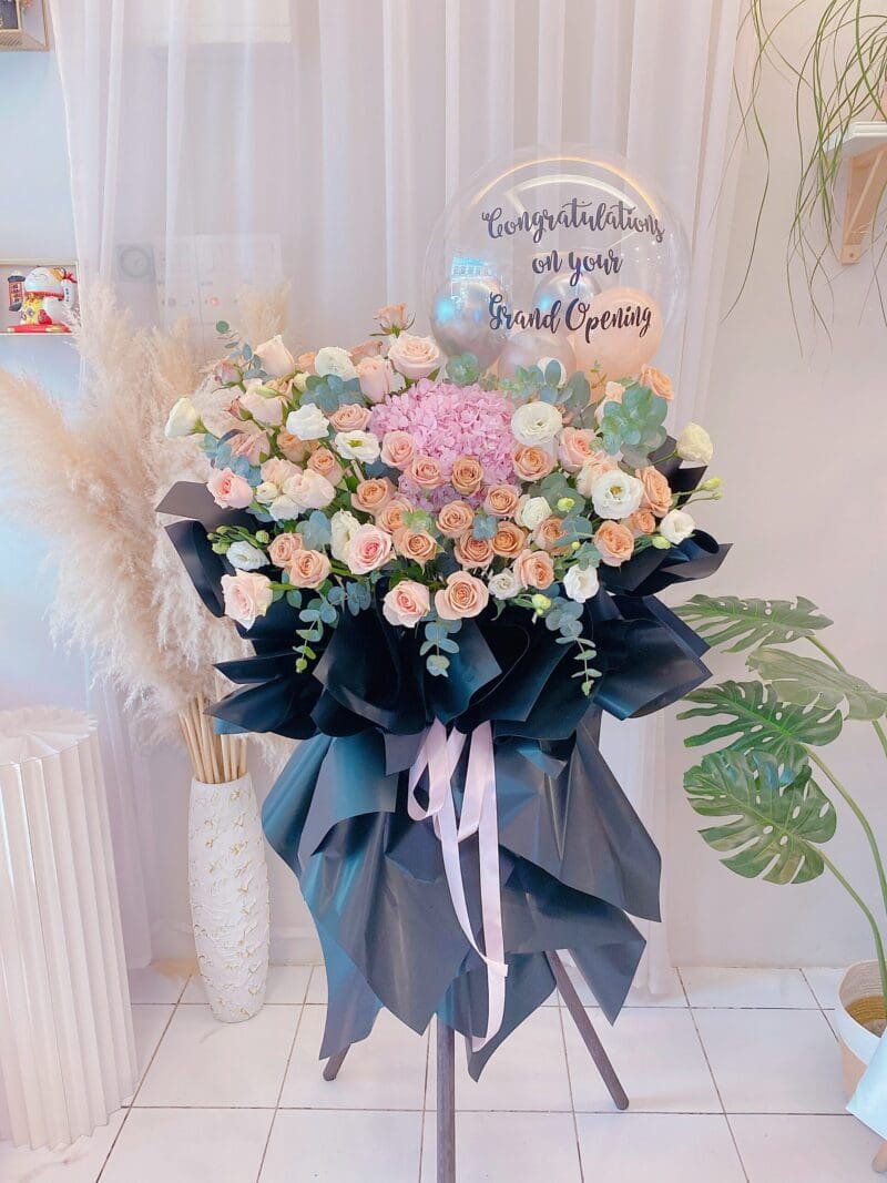 seven florist triumphant victory flower stand