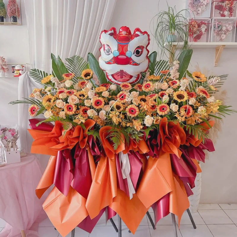 Honor Hoop Flower Stand 01