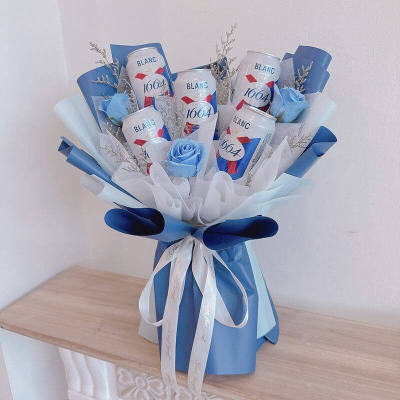 seveb florist beers bouquet 1664