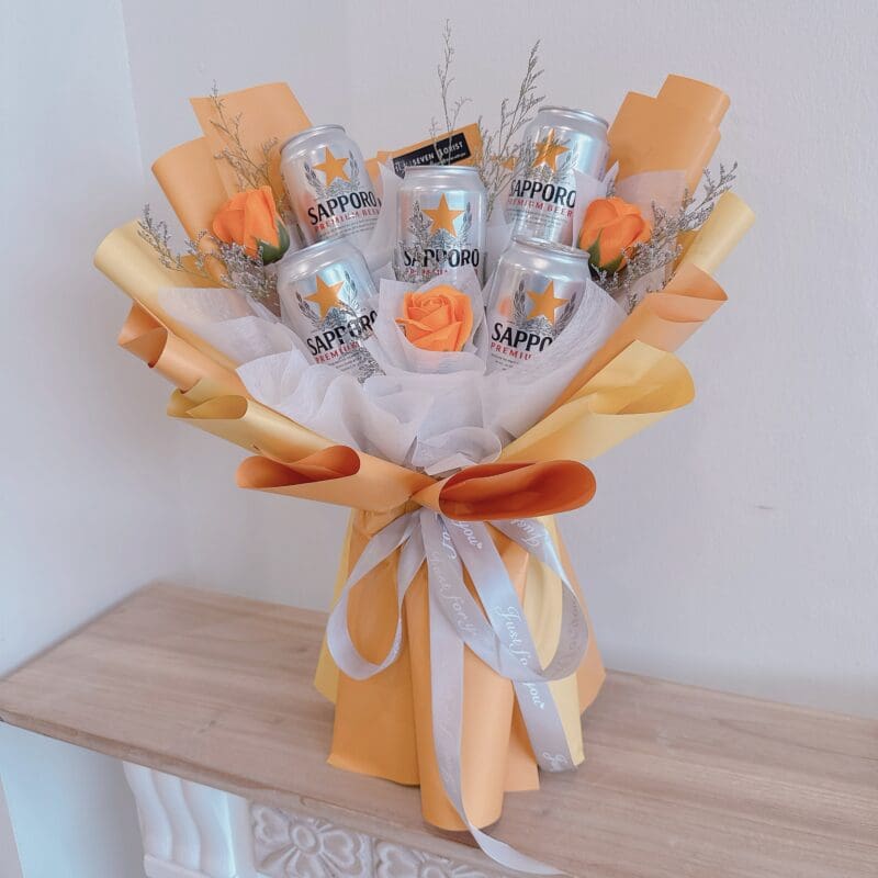 seven florist beers bouquet sapporo
