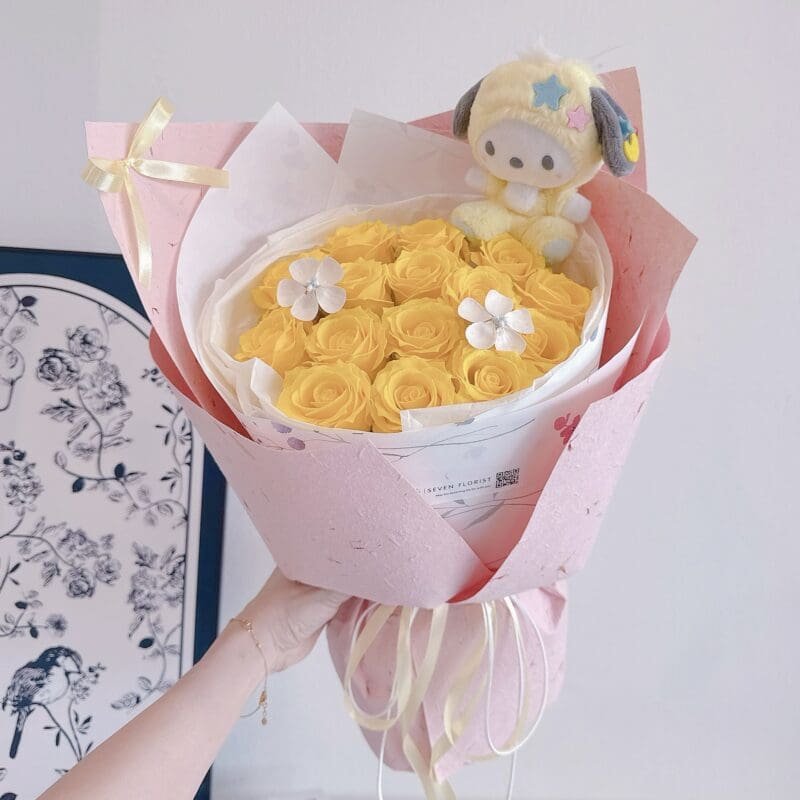 seven florist cuddle bloom yellow