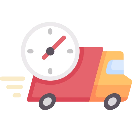 fast delivery flower icon