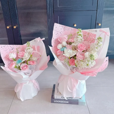 seven florist blush serenity 1