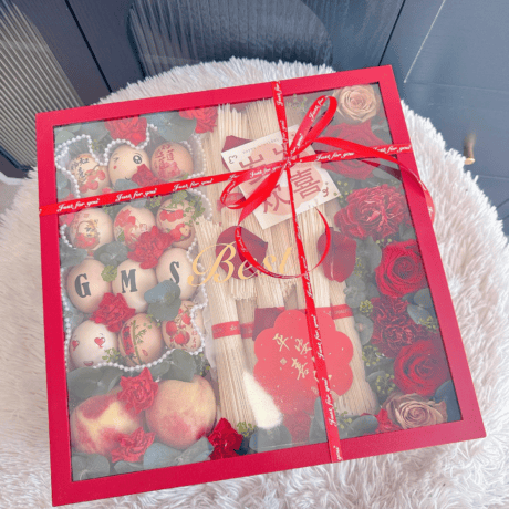 Longevity fruit hamper birthday gift for elders Puchong Klang Valley Seven Florist