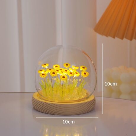 Sunflower glass dome birthday anniversary gift Klang Valley